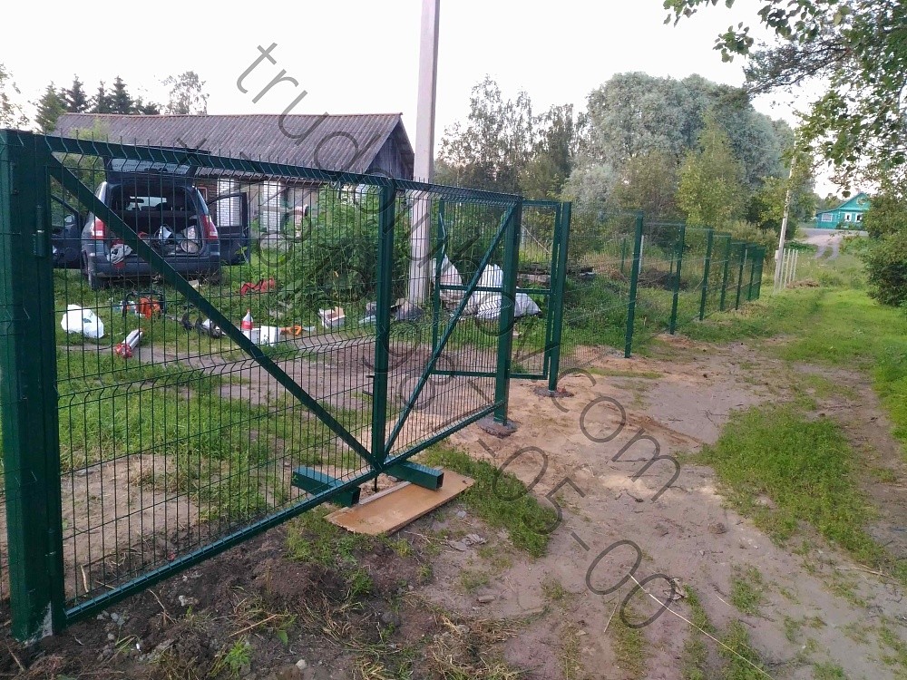 Забор из 3D сетки в Сологубовке
