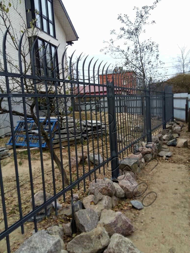 Кованый забор в Парголово
